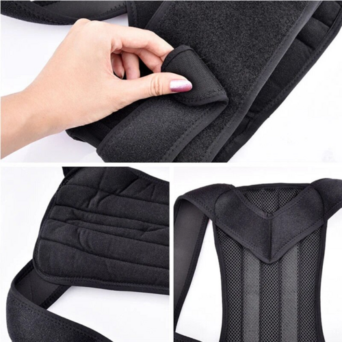 Adjustable Posture Corrector Low Back Support Shoulder Brace Belt